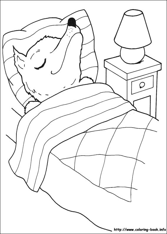Little Red Riding Hood coloring picture